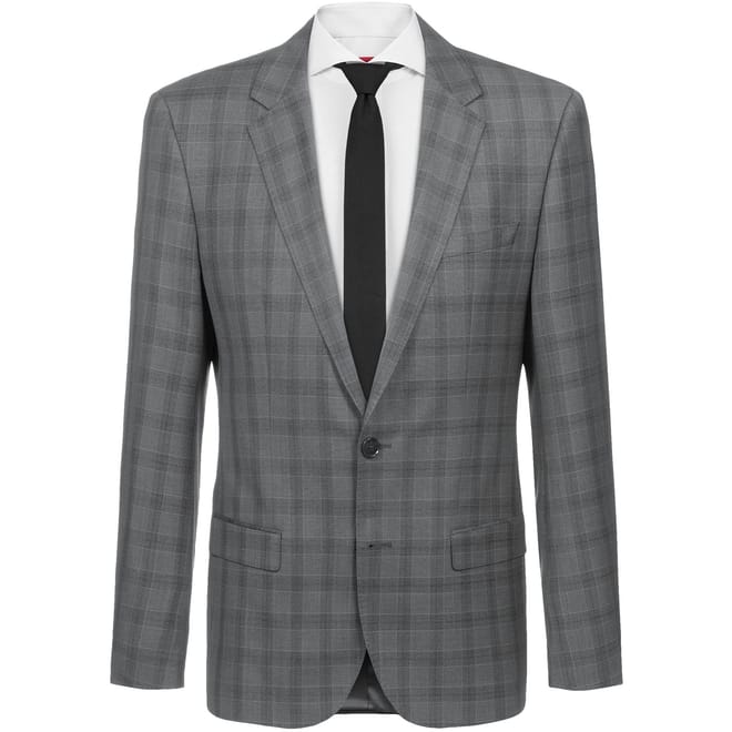 Collared Suit Jacket Regular Fit