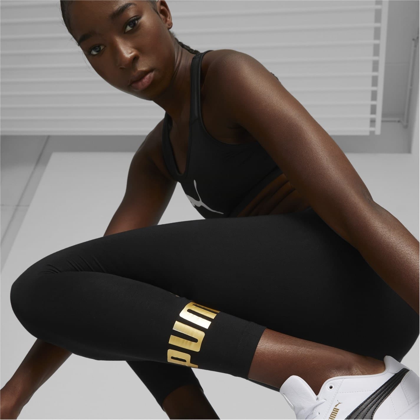 Puma metallic leggings best sale