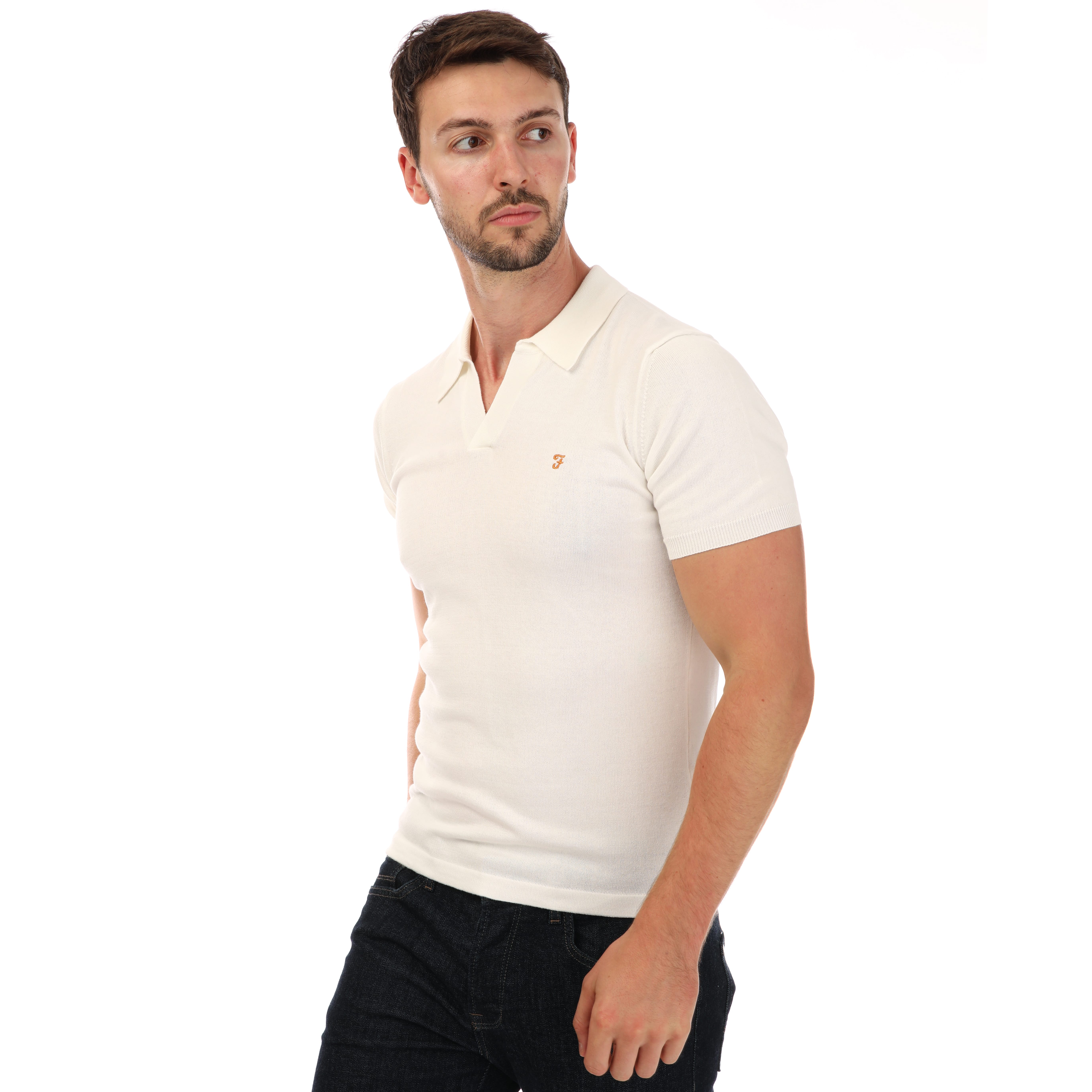 Farah knitted polo best sale