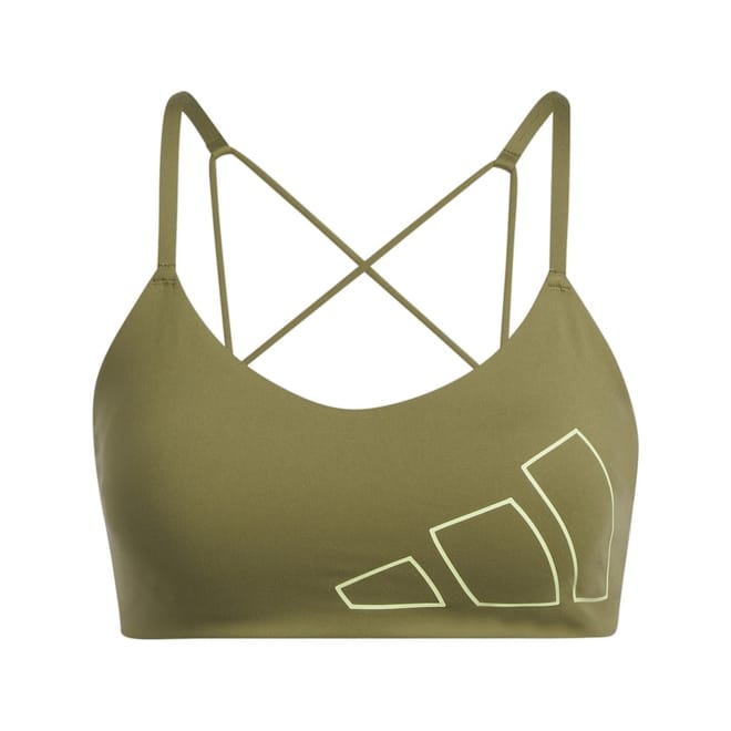 Womens Aeroreact Training Light Support Logo Bra W Low Impact Sports