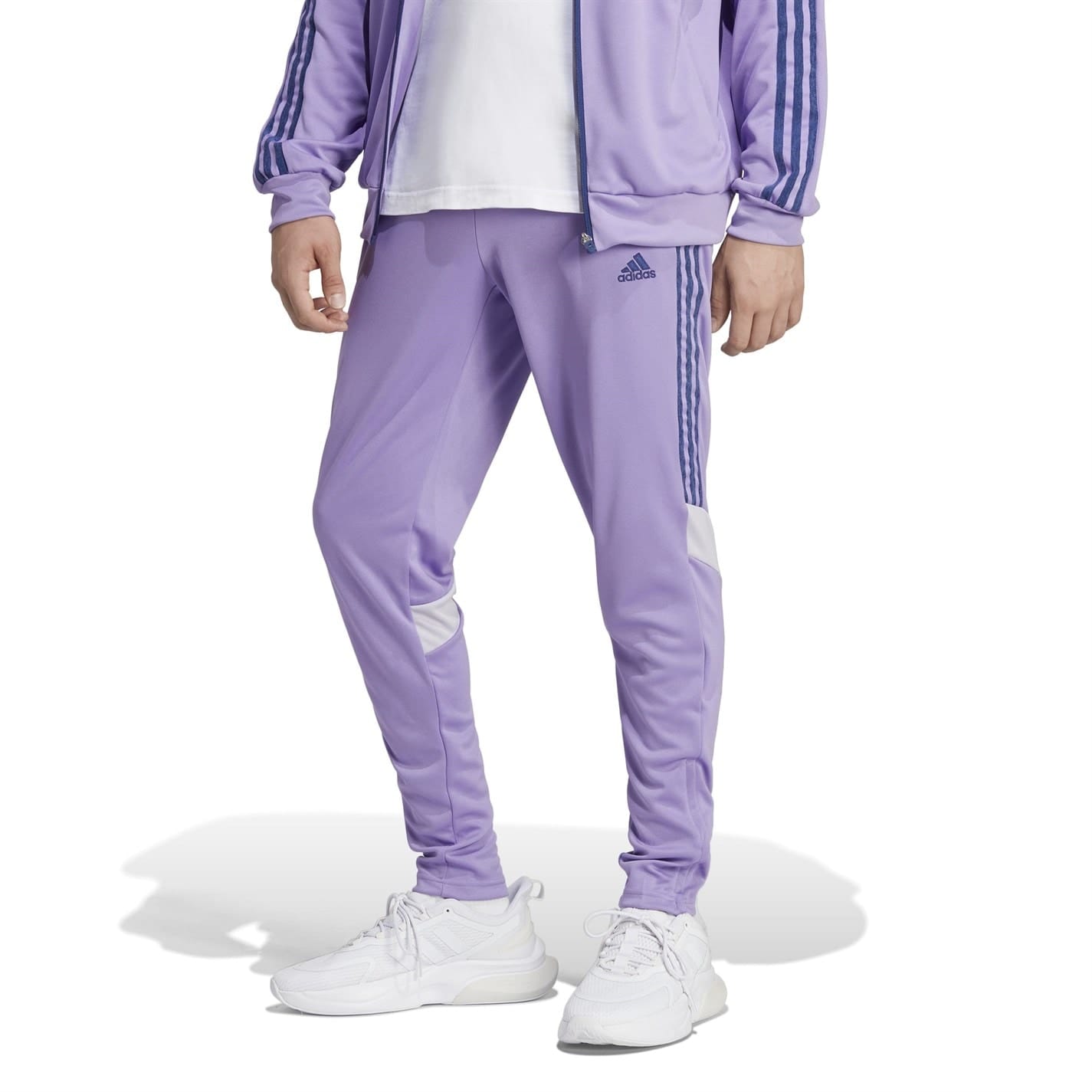 Purple adidas sweatpants sale