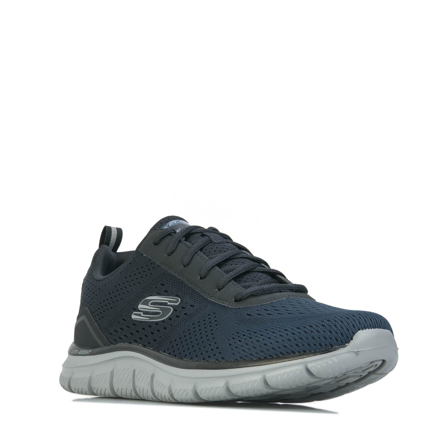 Navy Skechers Mens Track Ripkent Trainers Get The Label