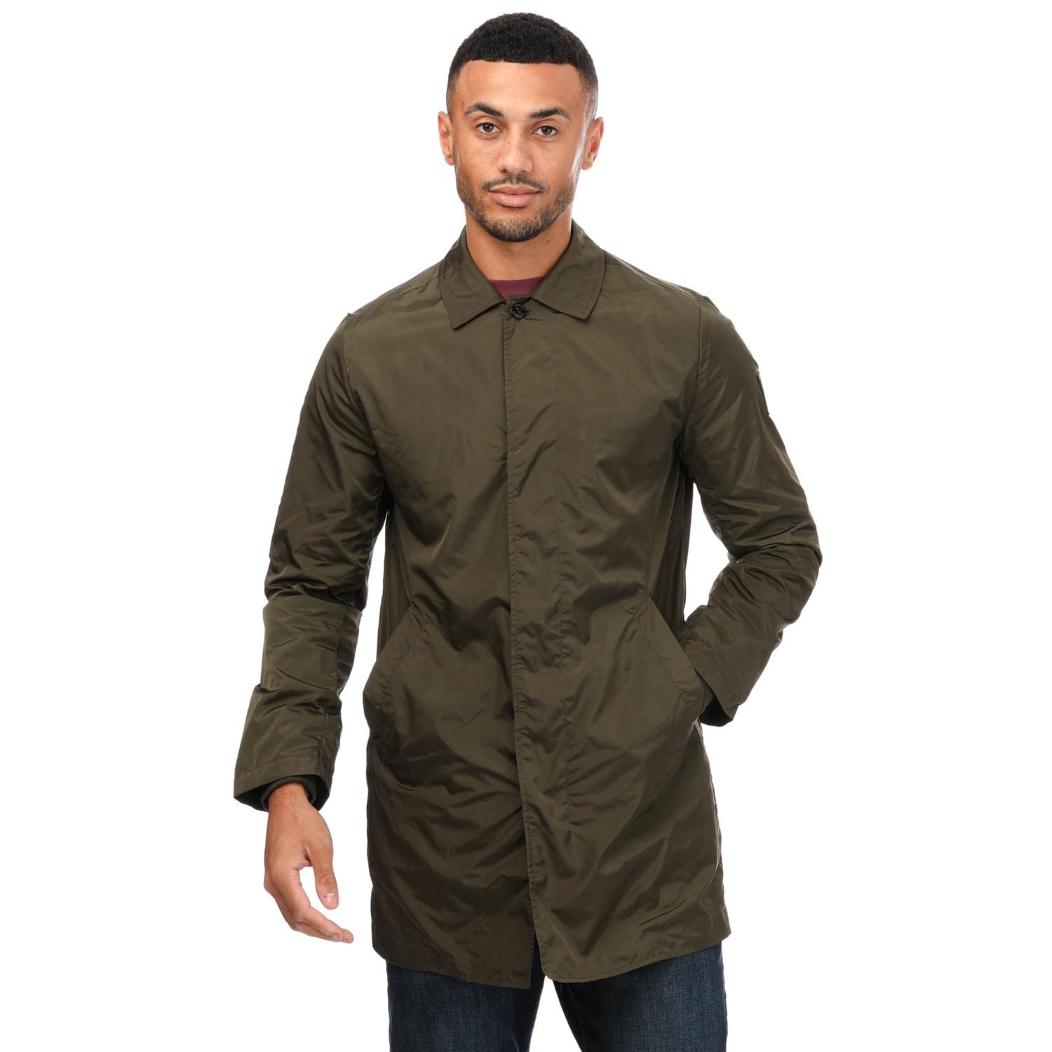 Mens green mac jacket hotsell