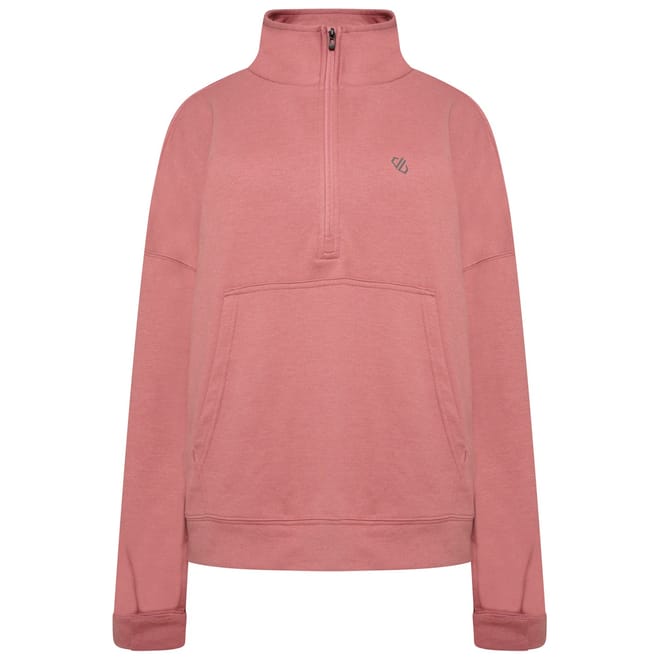 Zip Neck Relaxed Fit Sweatshirt