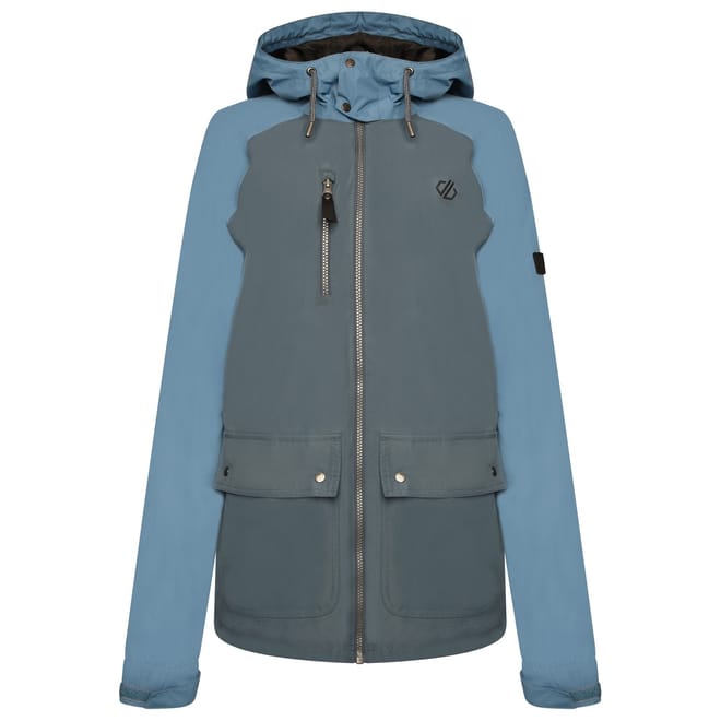 Hooded Windbreaker Long Jacket