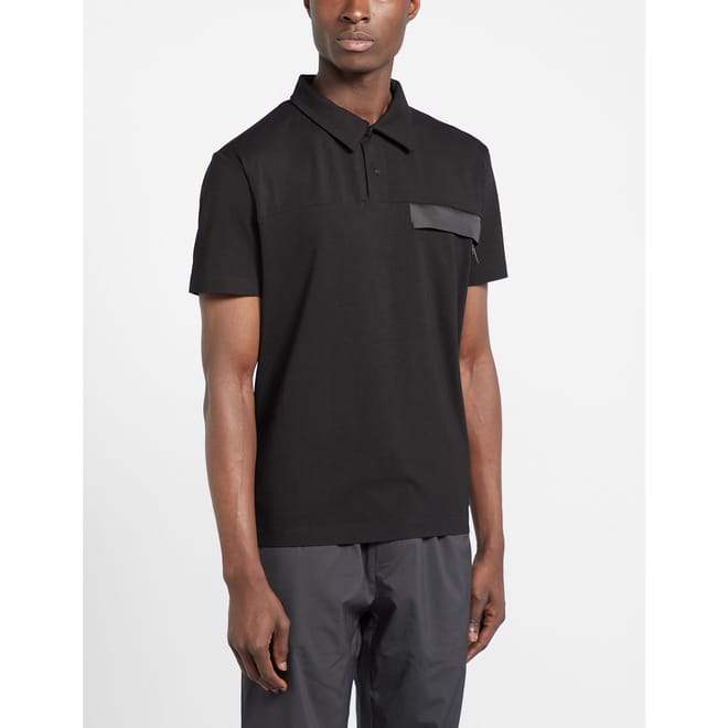 Mens Zip Pocket Polo Shirt