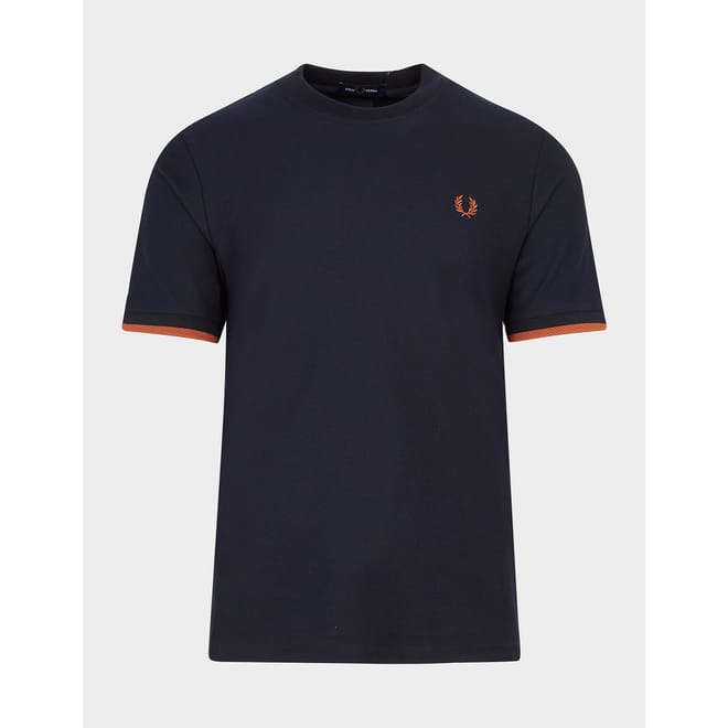 Mens Tipped Cuff Pique T-Shirt