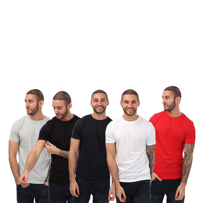 Mens Errington 5 Pack T-Shirts