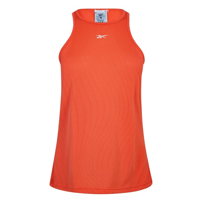 Perforat Regular Fit Crew Neck Tank