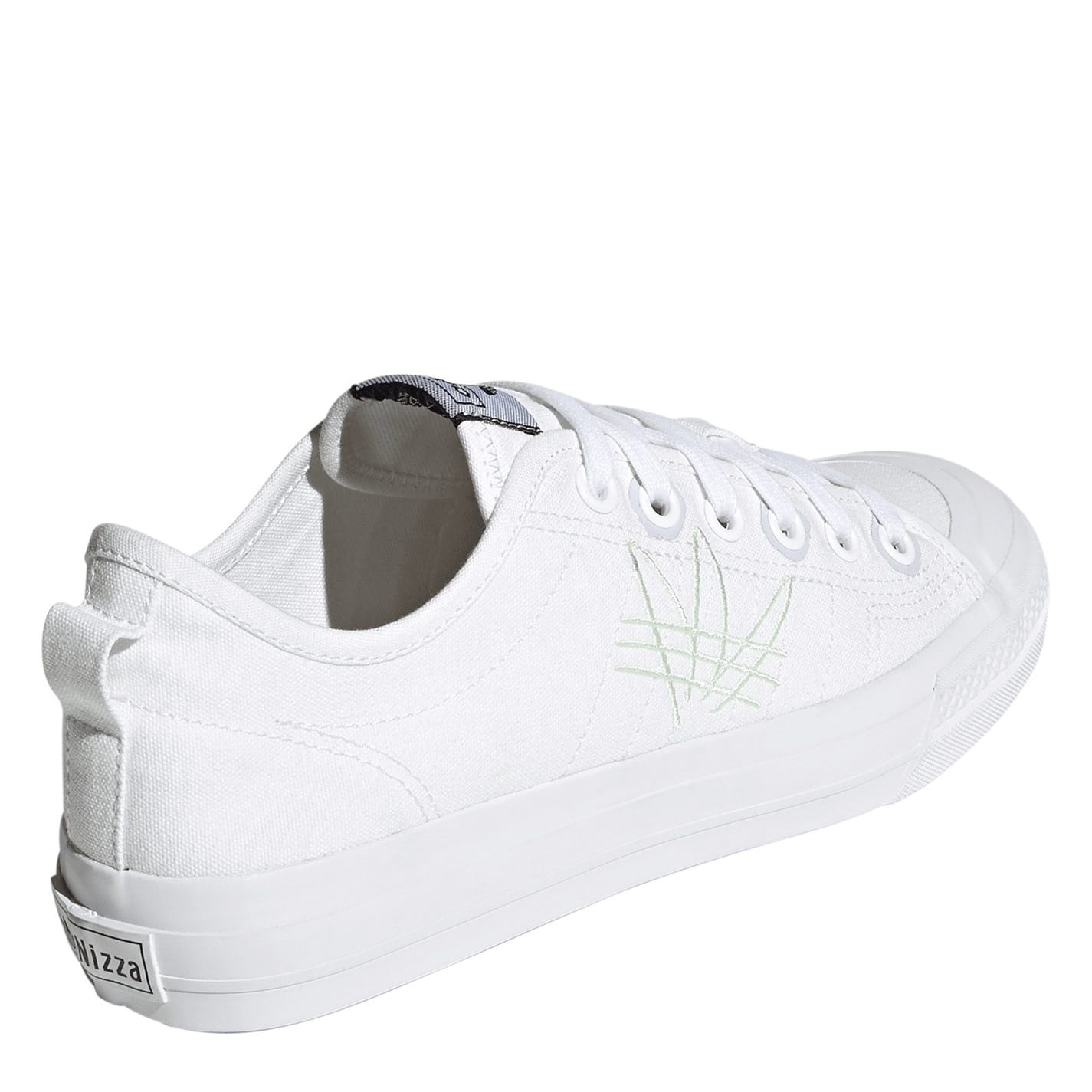 White adidas Originals Nizza RF Low Top Sneakers Get The Label