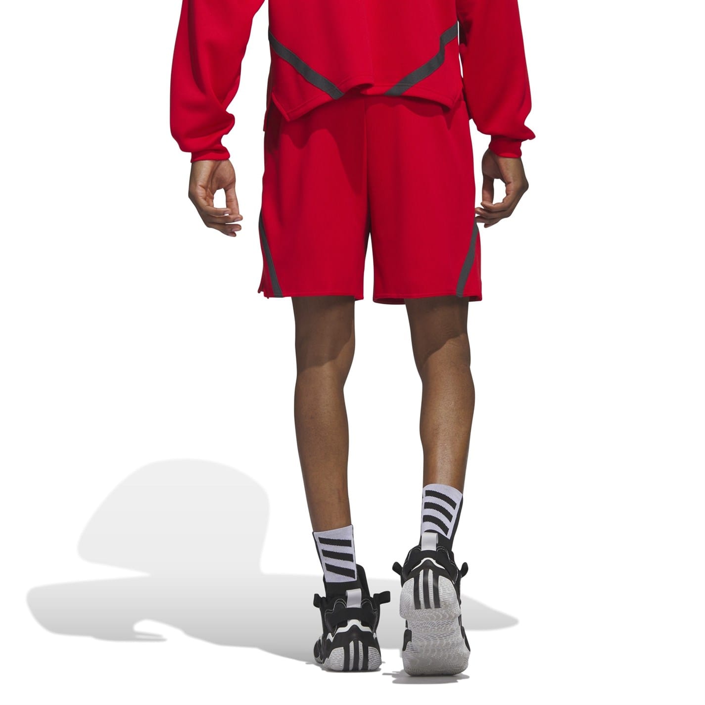 Red adidas Originals Select7 Athletic Basketball Shorts Get The Label