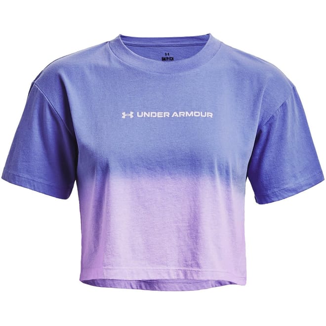 Cropped Crew Neck Relaxed Fit T-Shirt