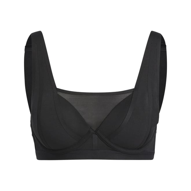 Luxe Cropped Square Neck Bra