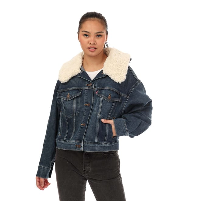 Womens Baby Bubble Trucker Jacket