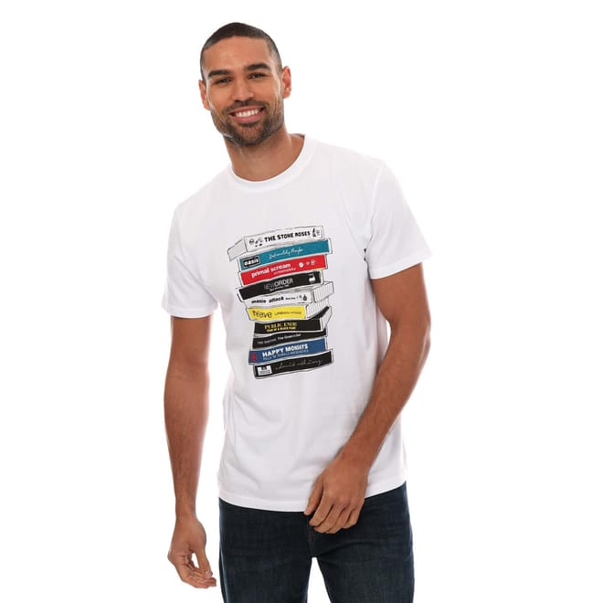 Mens Cassettes Printed T-Shirt