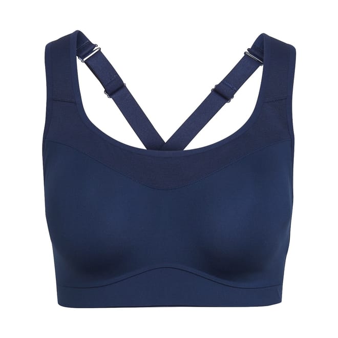 Scoop Neck Cropped Snug Fit Bra