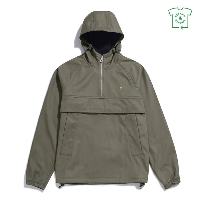Mike Hooded Relaxed Fit Anorak Jacket