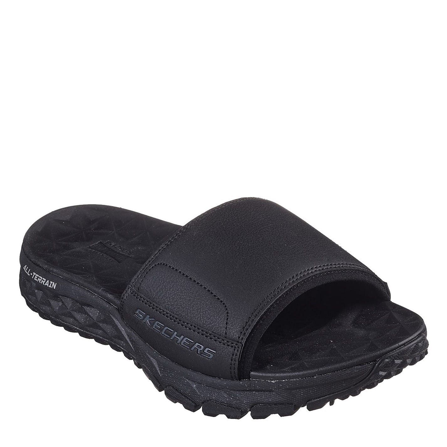 Black Skechers Slides Sandals Get The Label