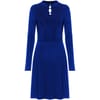 Fuglia High Neck Mini Sweater Dress
