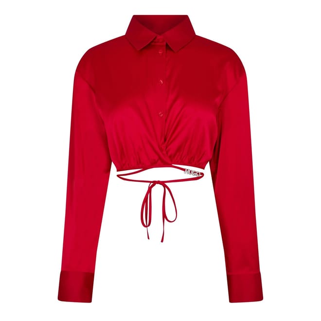 Crop Relaxed Fit Blouse