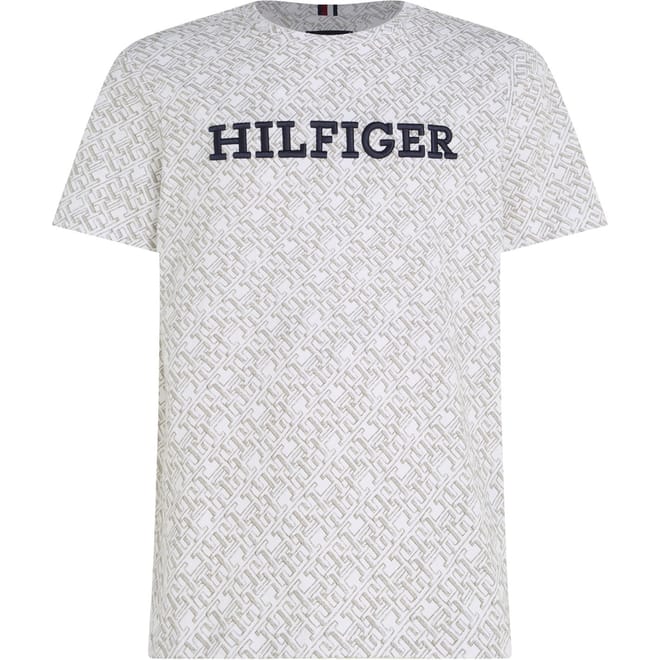 Regular Fit Monogram Crew Neck T-Shirt