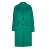 Long Relaxed Fit Collared Neck Coat