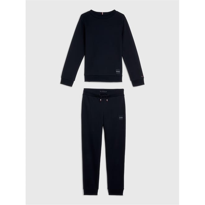 Mono Crew Neck Long Sleeve Jogger Suit
