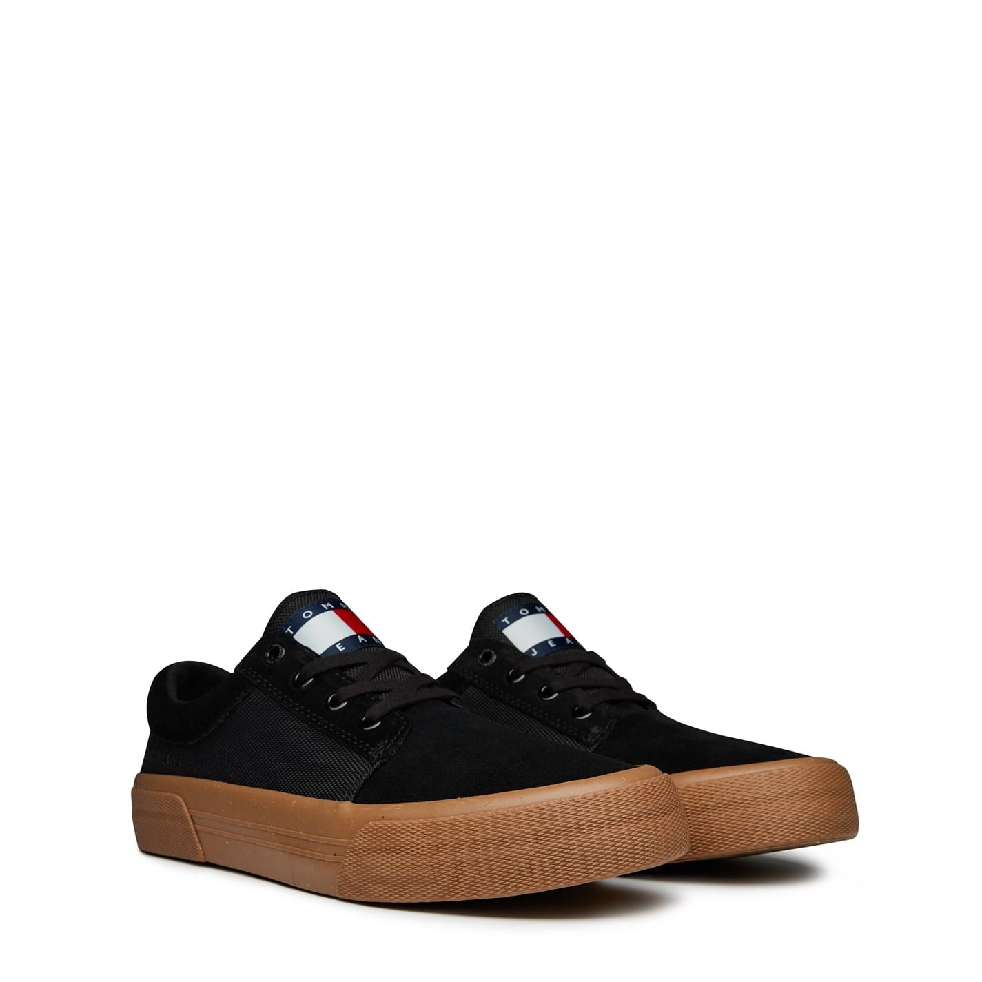 Black Tommy Jeans Vulc. Skate Derby Trainers Get The Label