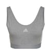 3 Stripes Crop Top With Removable Pads