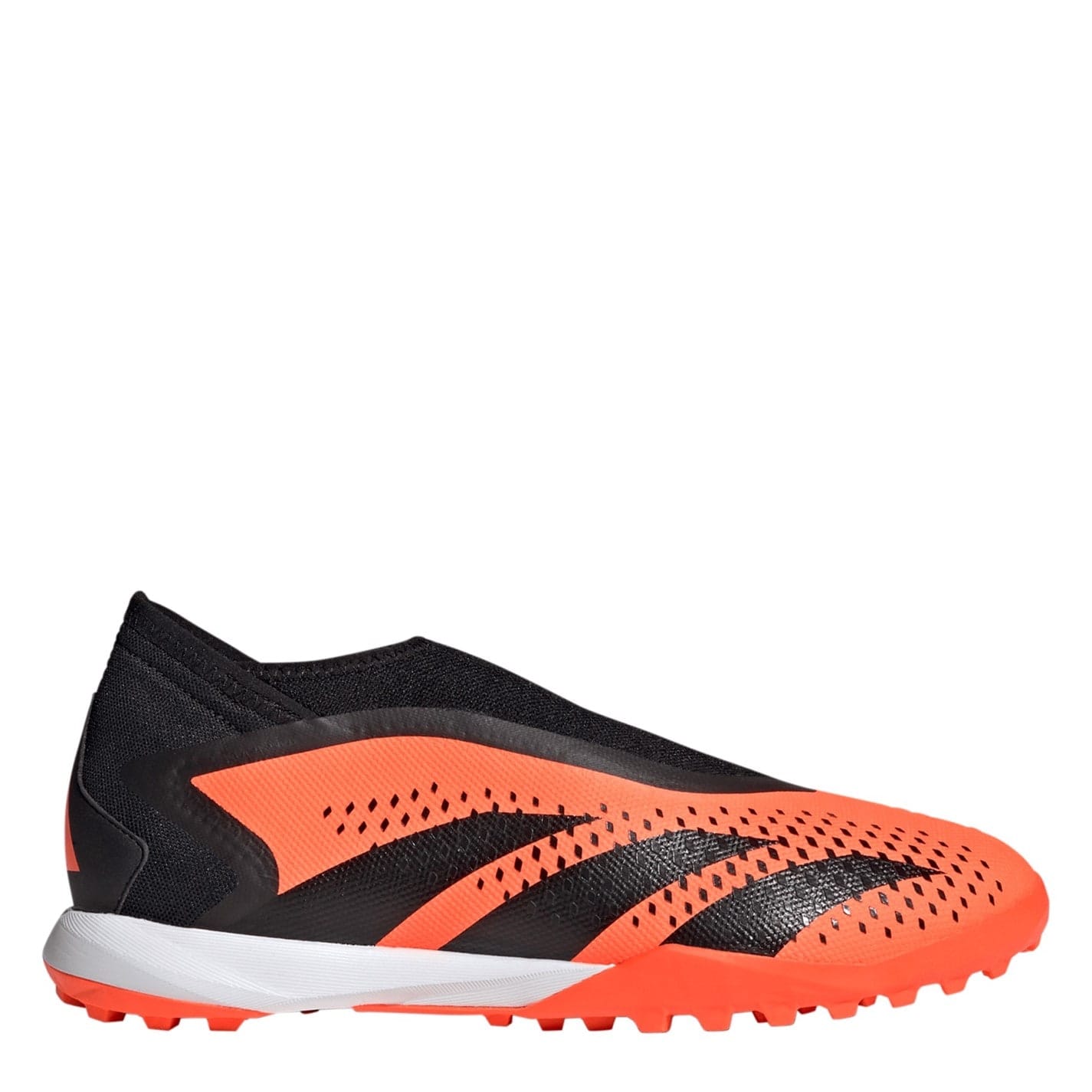 Orange adidas Predator Accuracy.3 Laceless Astro Turf Trainers Get The Label