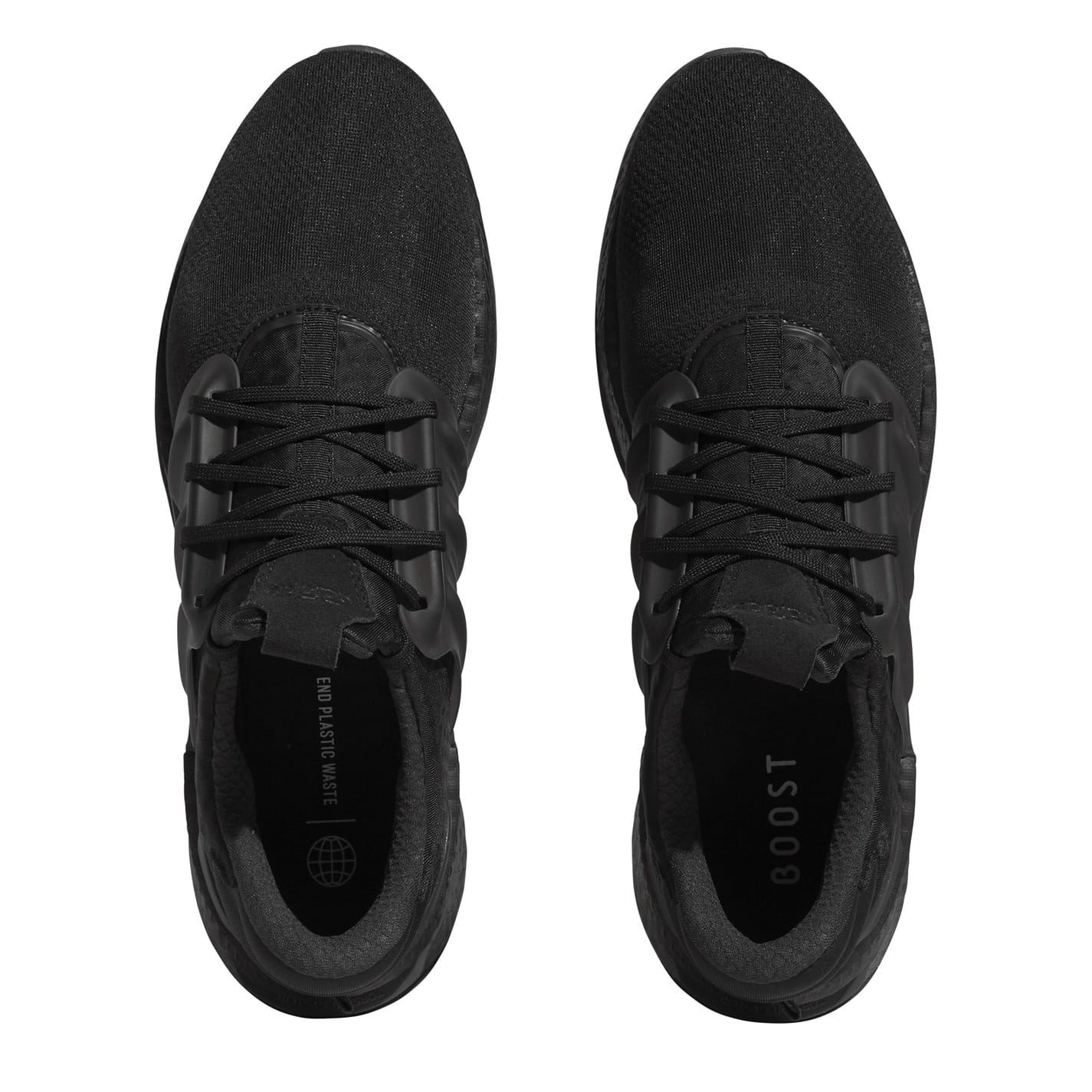 Black adidas Xplr Boost Low Top Running Sneakers Get The Label