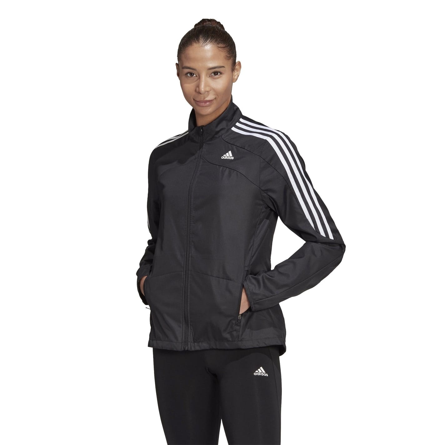 Black adidas Marathon Jacket Ladies Get The Label