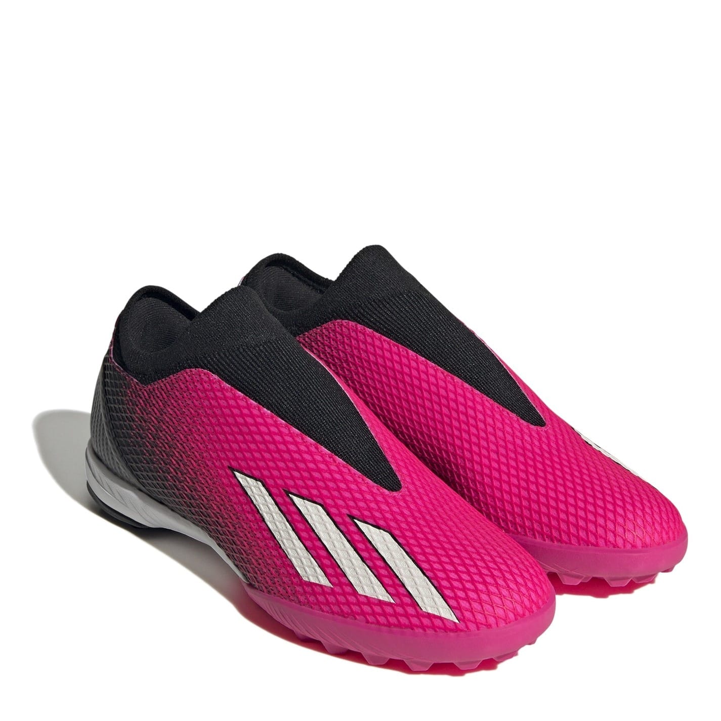 Pink adidas X .3 Laceless Astro Turf Football Boots Get The Label