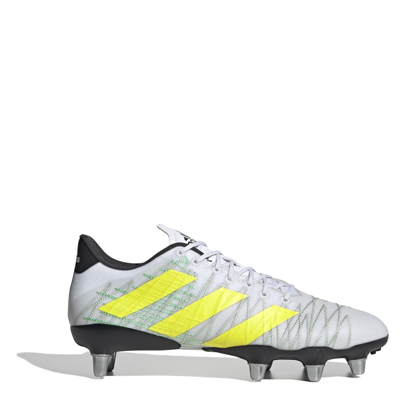 White adidas Mens Kakari Z. 1 Soft Ground Rugby Boots Get The Label