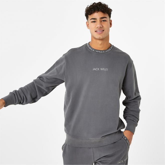 Jacquard Crew Sweatshirt