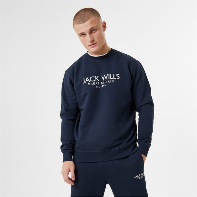Belvue Graphic Logo Crew Neck Sweatshirt