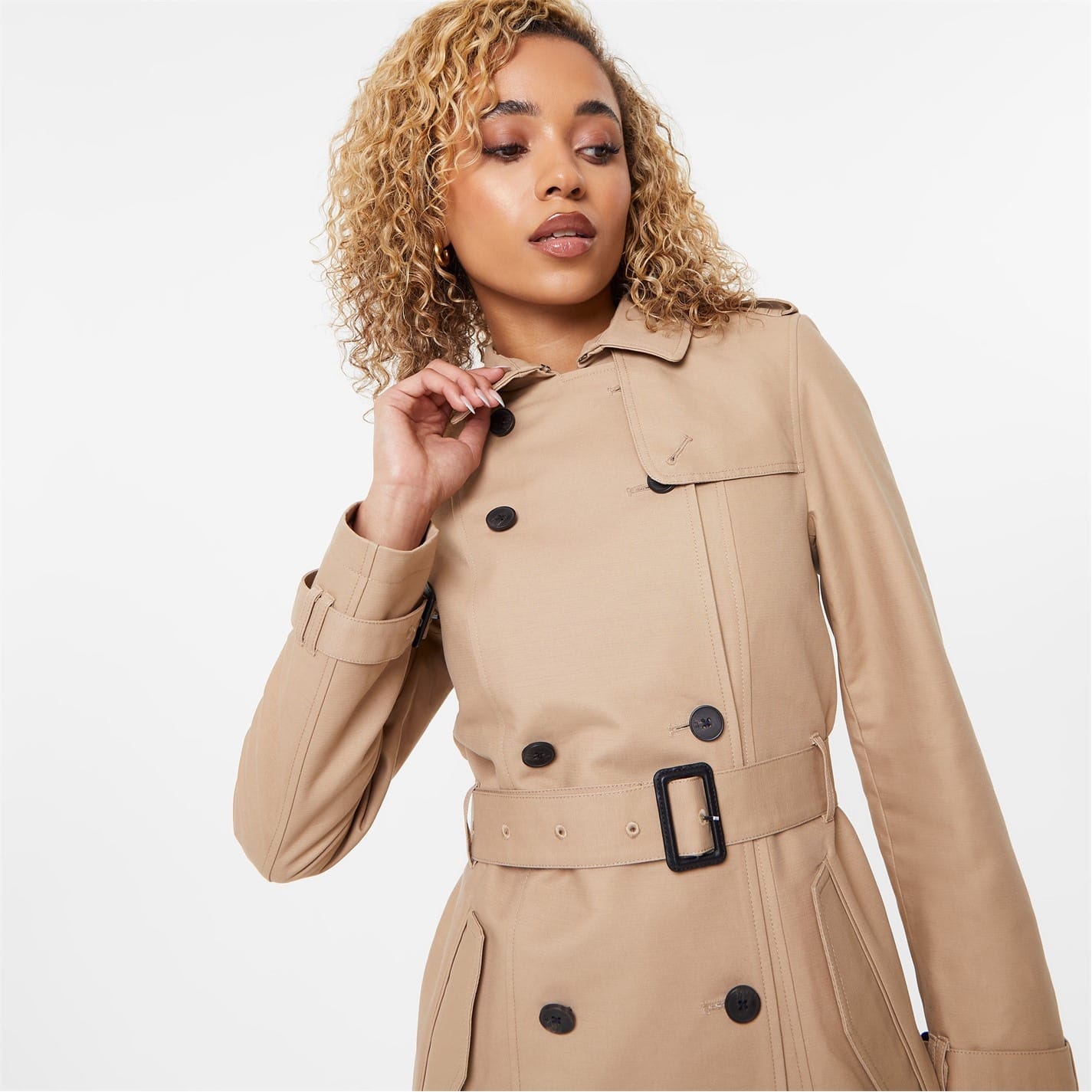 Beige Jack Wills Classic Trench Coat Get The Label