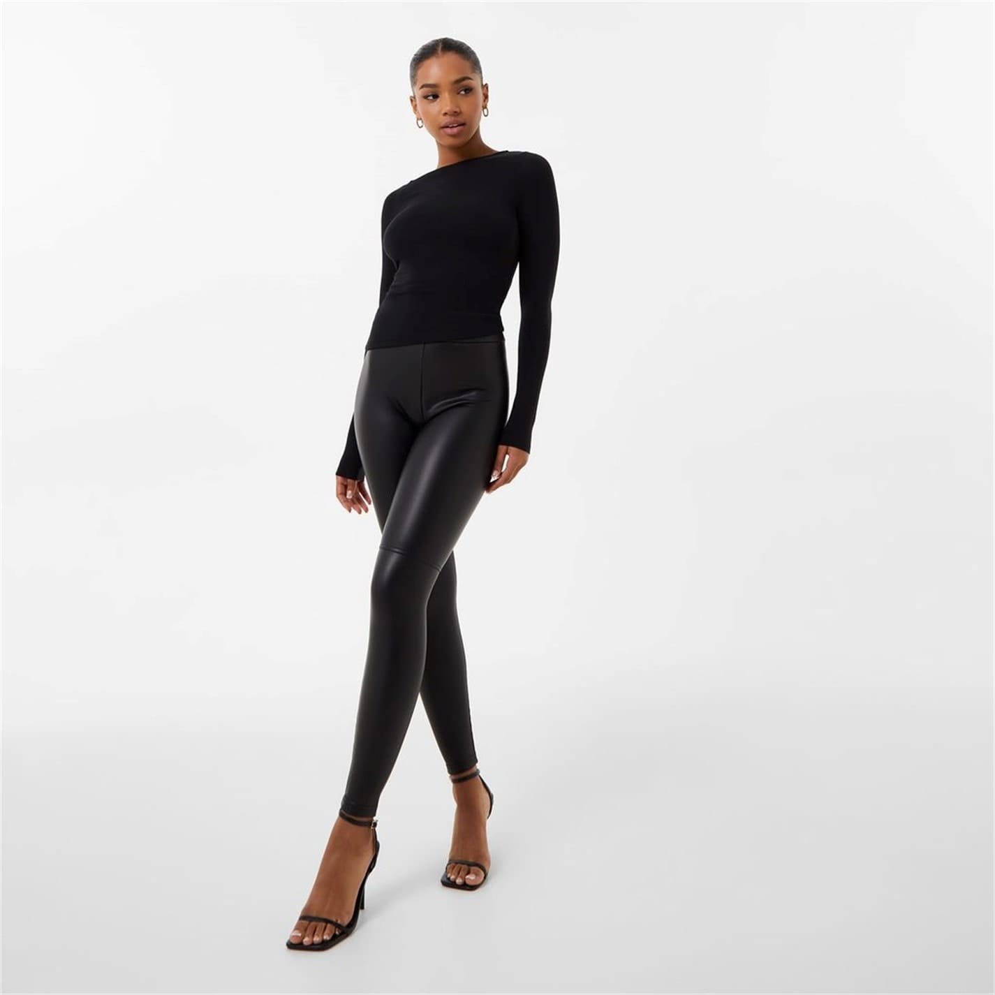 Black Jack Wills Faux Leather Leggings Get The Label