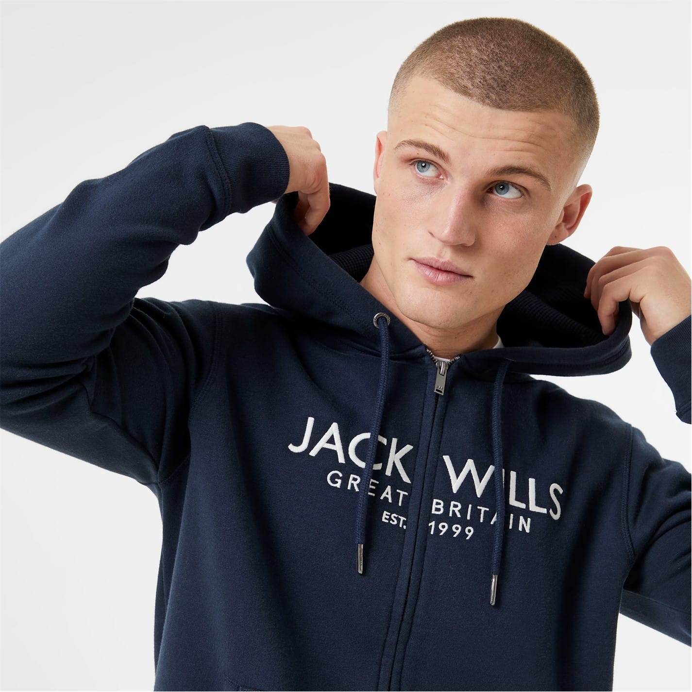 Jack wills zip hoodie hotsell