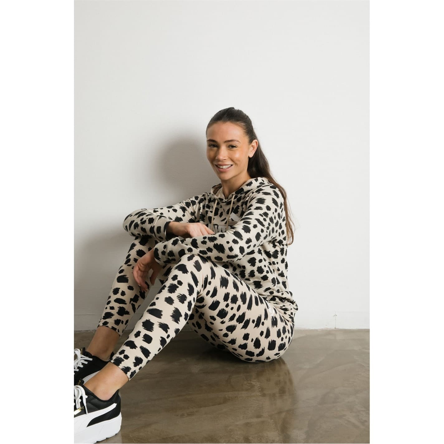 Brown Puma Animal Aop Leggings Get The Label