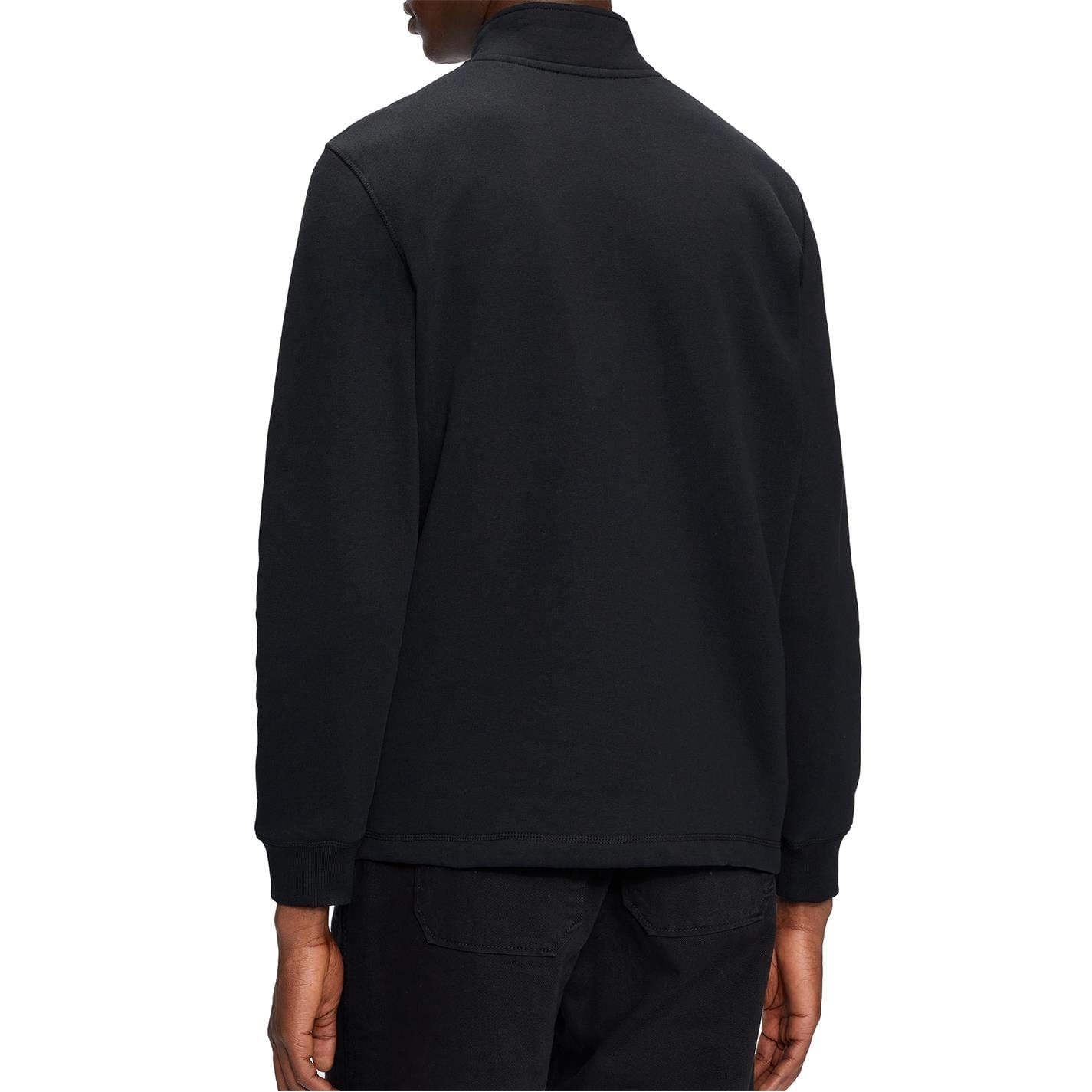 Outlets Ted Baker Black Slim Fit Quarter Zip Pullover Sweater 6 / XXL