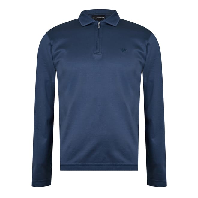 Mercerised Long Sleeve Polo Shirt