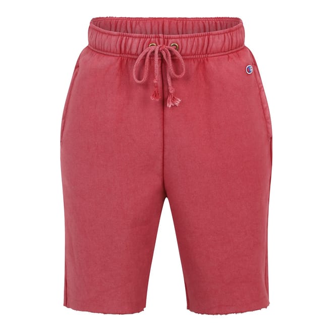 Reverse Weave Acid Wash Shorts