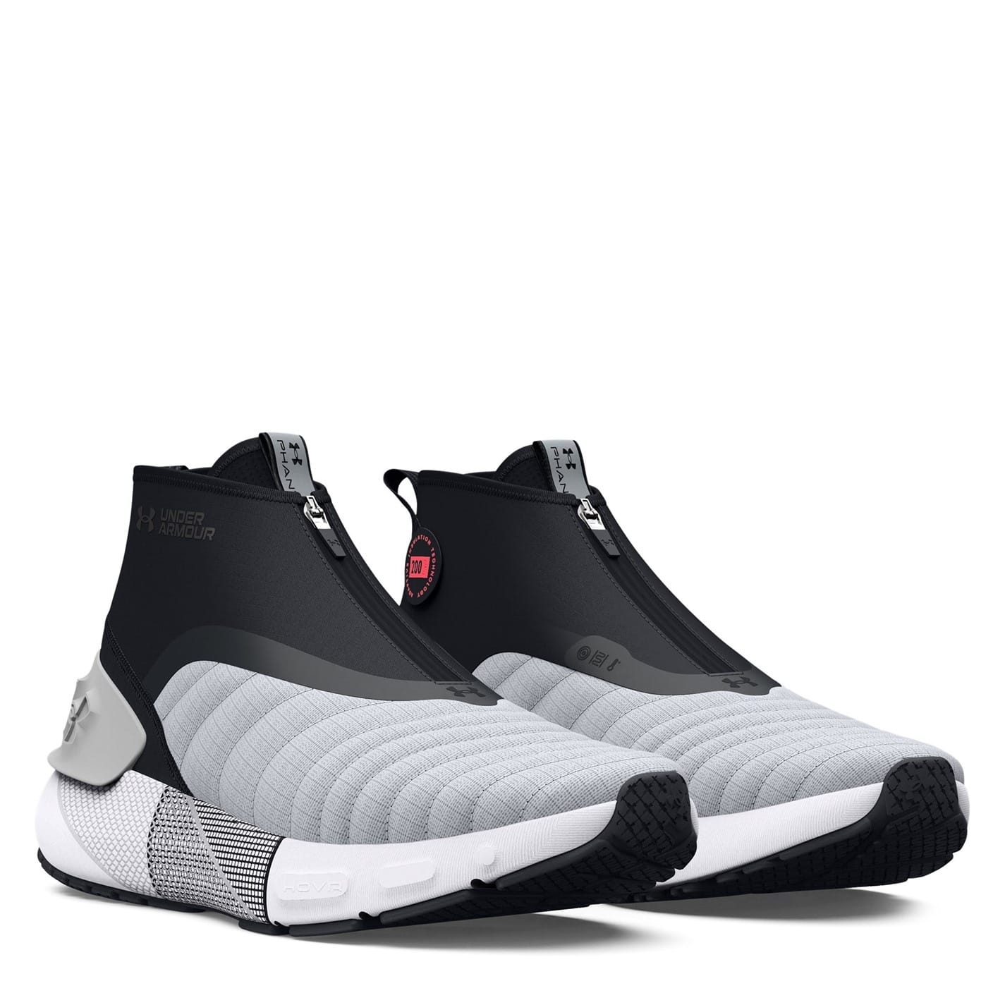 Under Armour Ua HOVR Phantom Hi-Top Running Sneakers in Grey