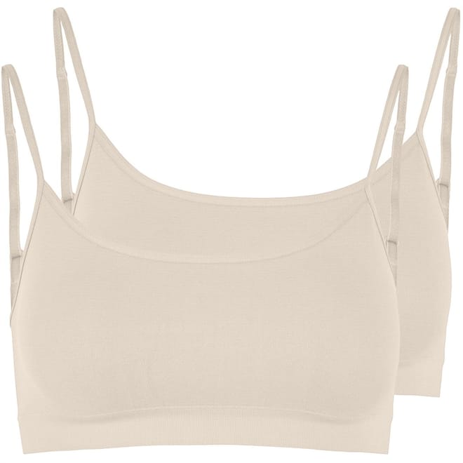 Rib Seamless 2 Pack Bra Top