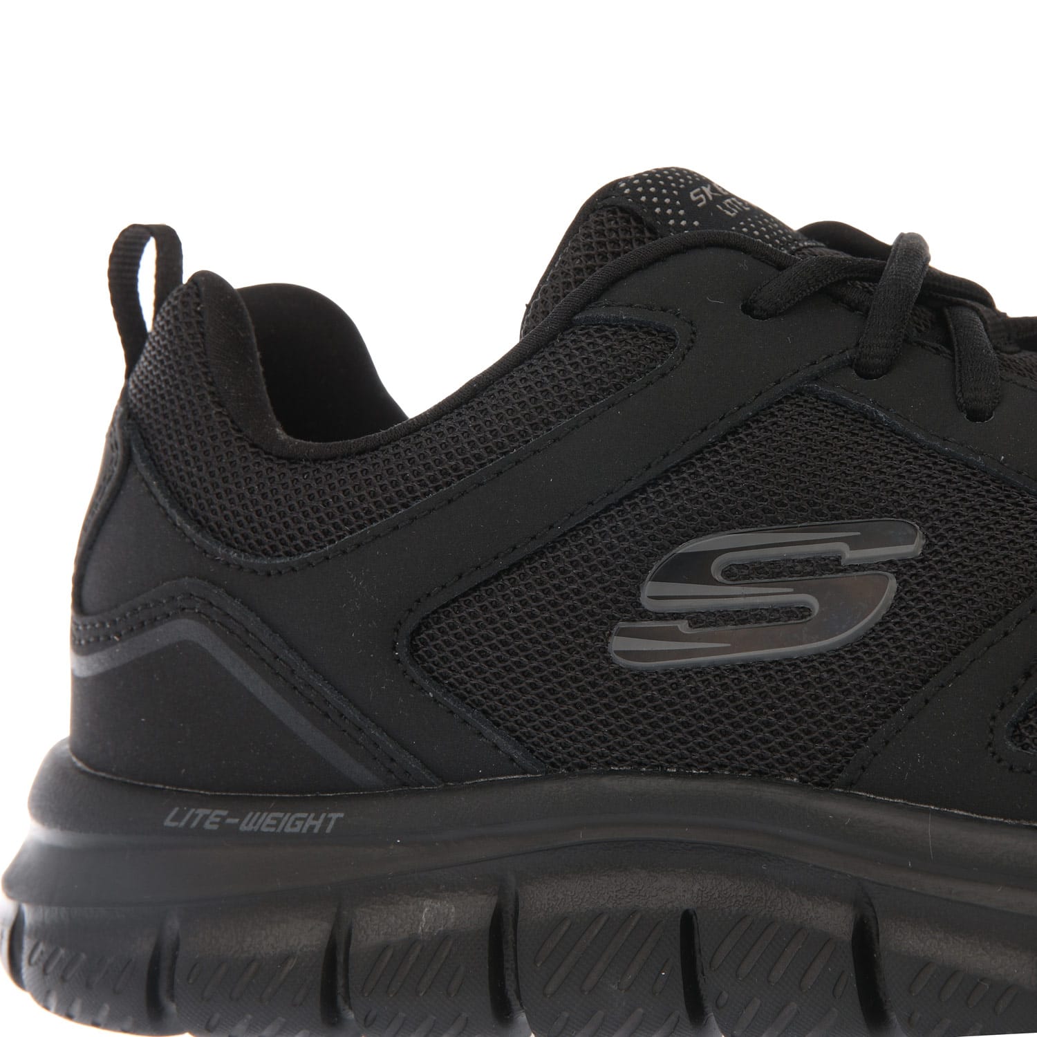 Black Skechers Mens Track Scloric Trainers Get The Label