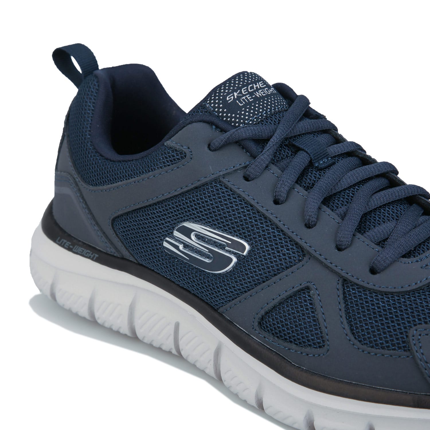 Navy Skechers Mens Track Scloric Trainers Get The Label