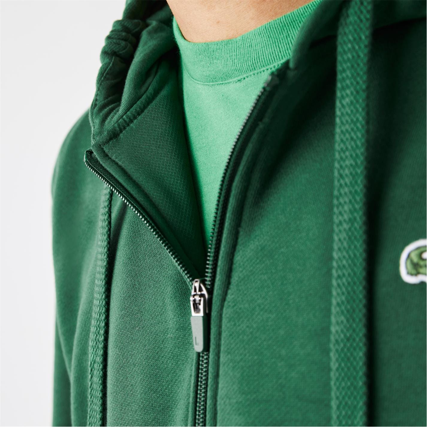 Green Lacoste Croc Zip Hoodie - Get The Label