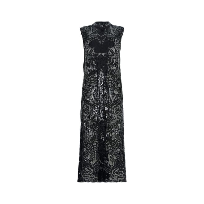 Harper High Neck Midi Slip Dress