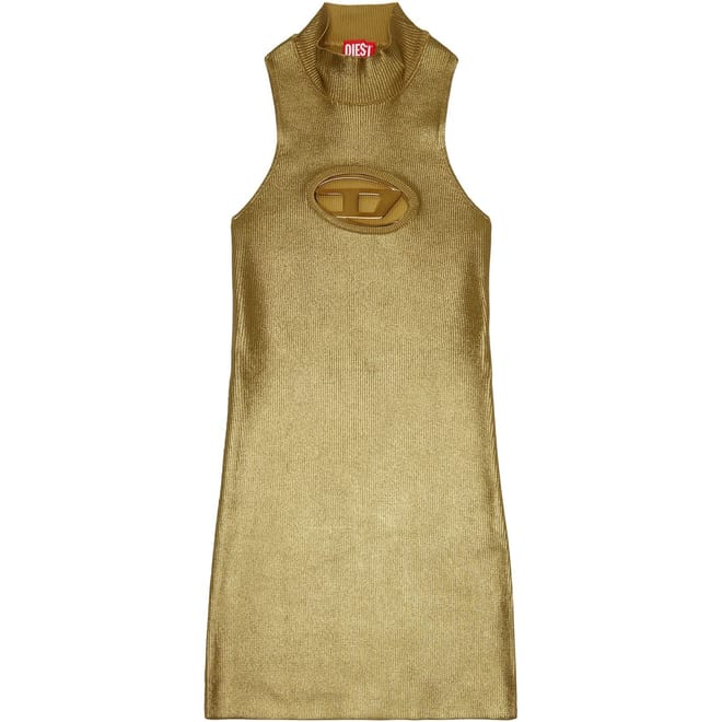 Arcey High Neck Mini Bodycon Dress